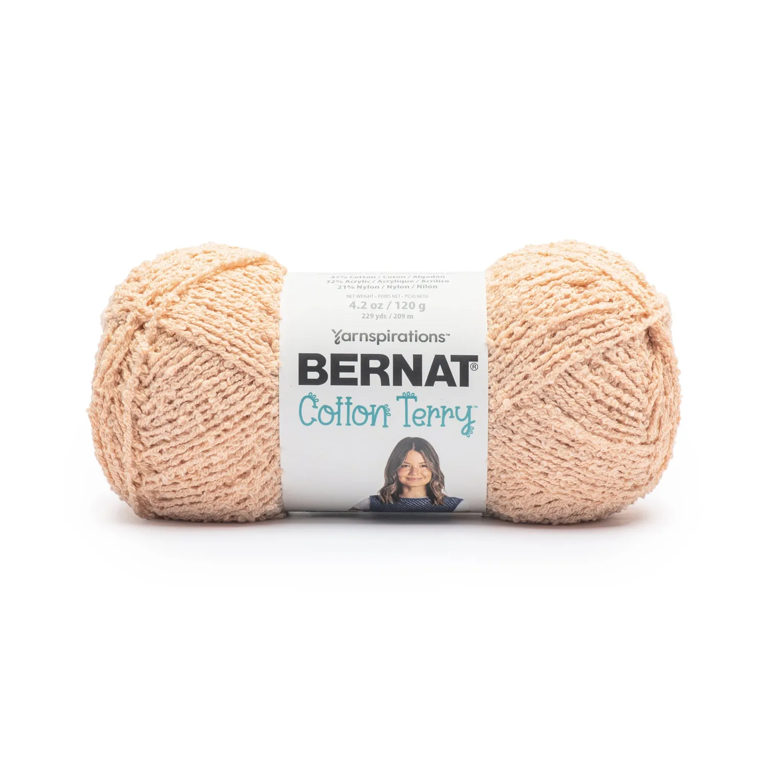 Bernat Cotton Terry Garn 120g Baumwolle