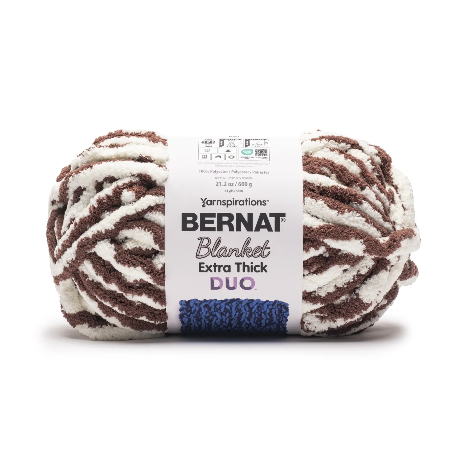 Bernat Blanket Extra Thick Duo Chenillegarn 600g zweifarbig
