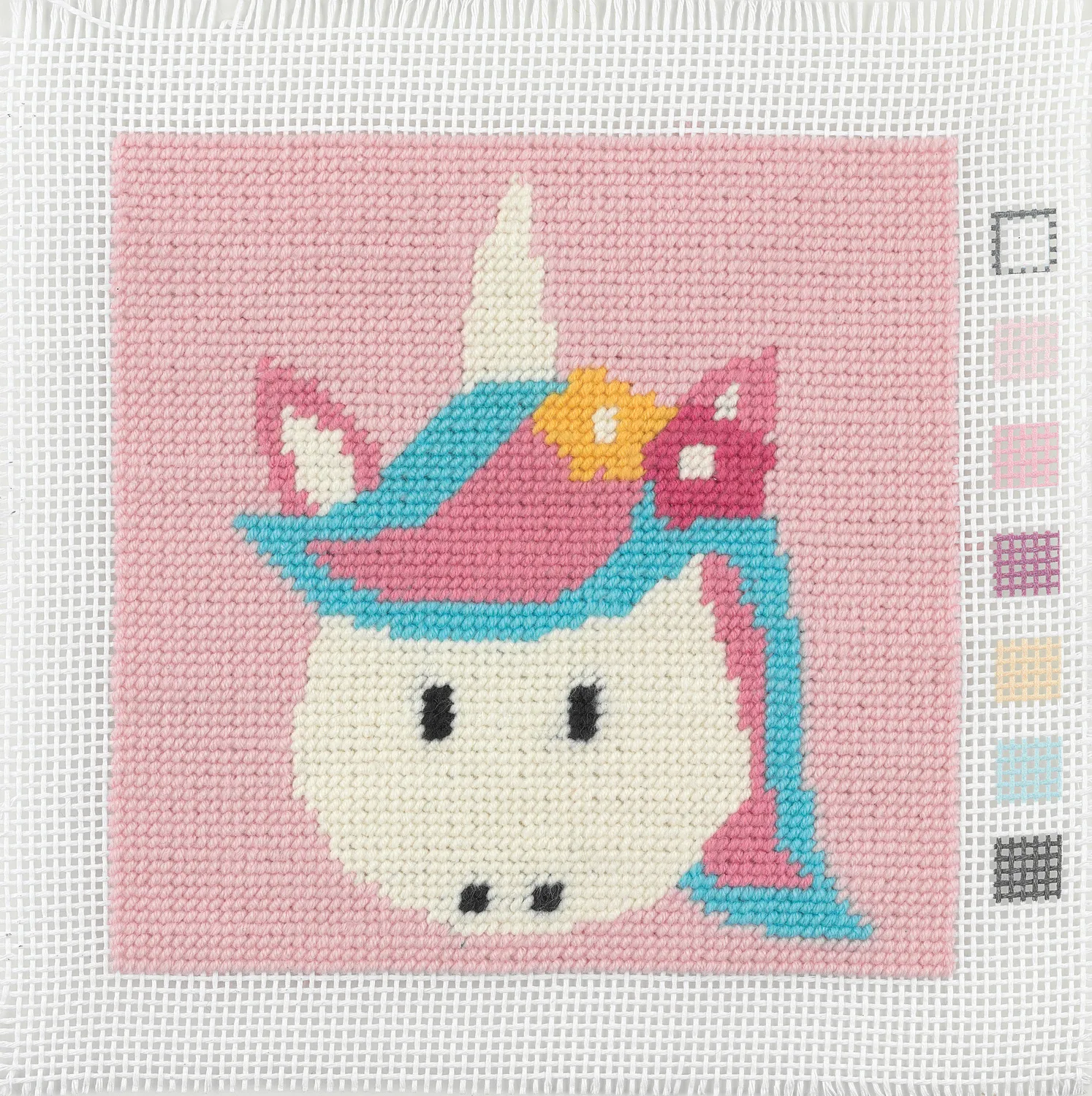 Anchor 1st Kit Magic Unicorn Gobelin-Set 15x15 Anfänger