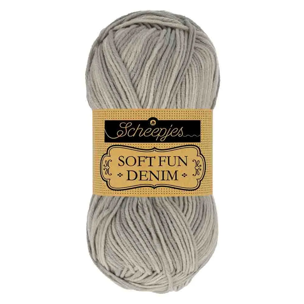 Scheepjes Softfun Denim 506 Grün Garn 1x50g Baumwolle-Acryl