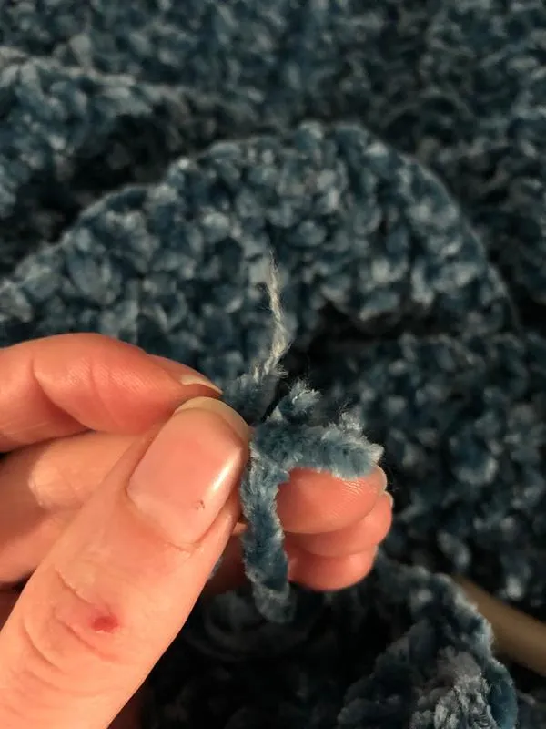Bernat Velvet Samtgarn Weiß Chenille weich