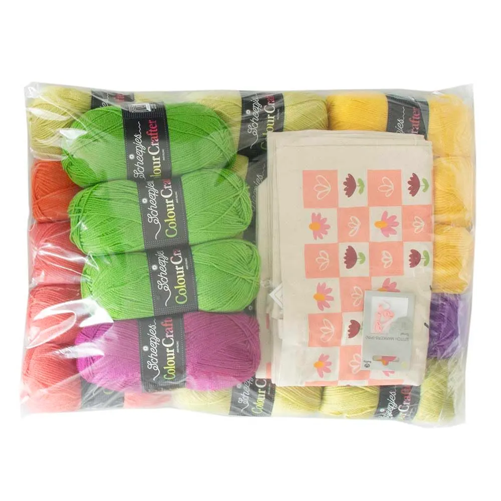 Scheepjes CAL2025 Colour Crafter Häkelkit Bouquet 1Stk