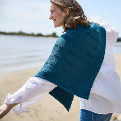Rosy Green Wool Tenang Poncho Strickanleitung Englisch PDF