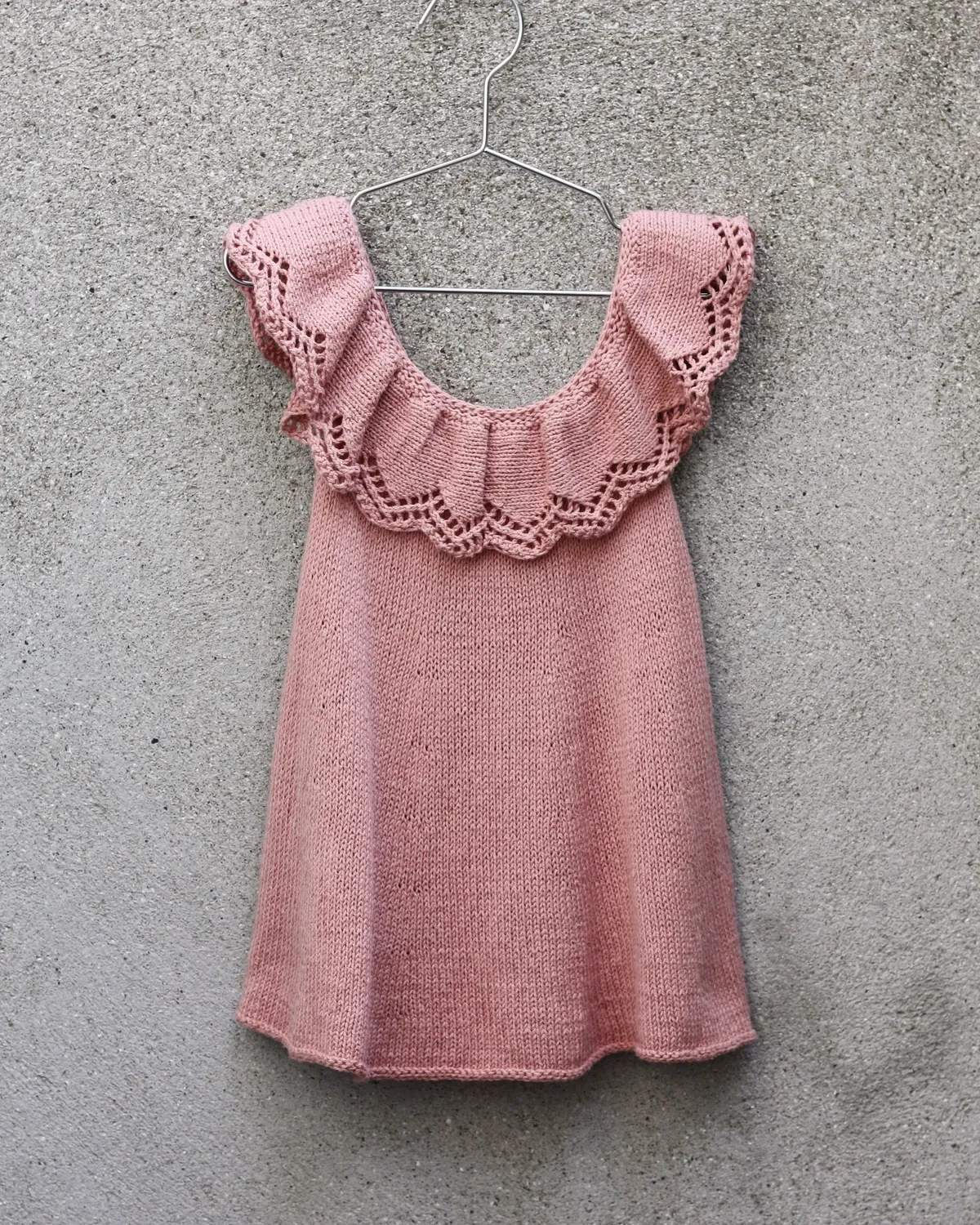 Knitting for Olive Angel Dress Strickanleitung Kleid Deutsch ärmellos