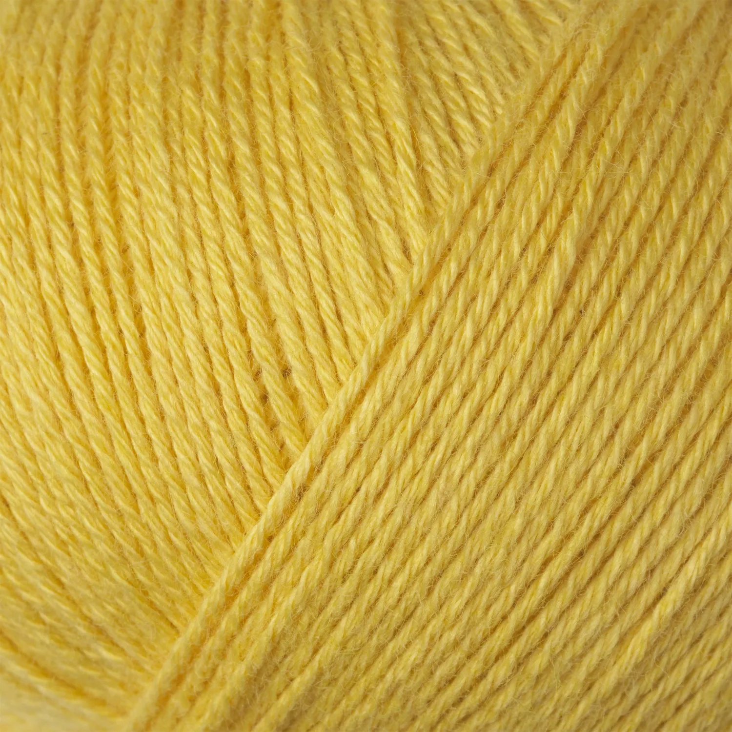 Knitting for Olive Cotton Merino Buttercup Garn 50g Buttergelb