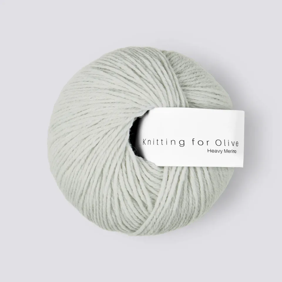 Knitting for Olive Heavy Merino Wolle Limestone kühles Weiß