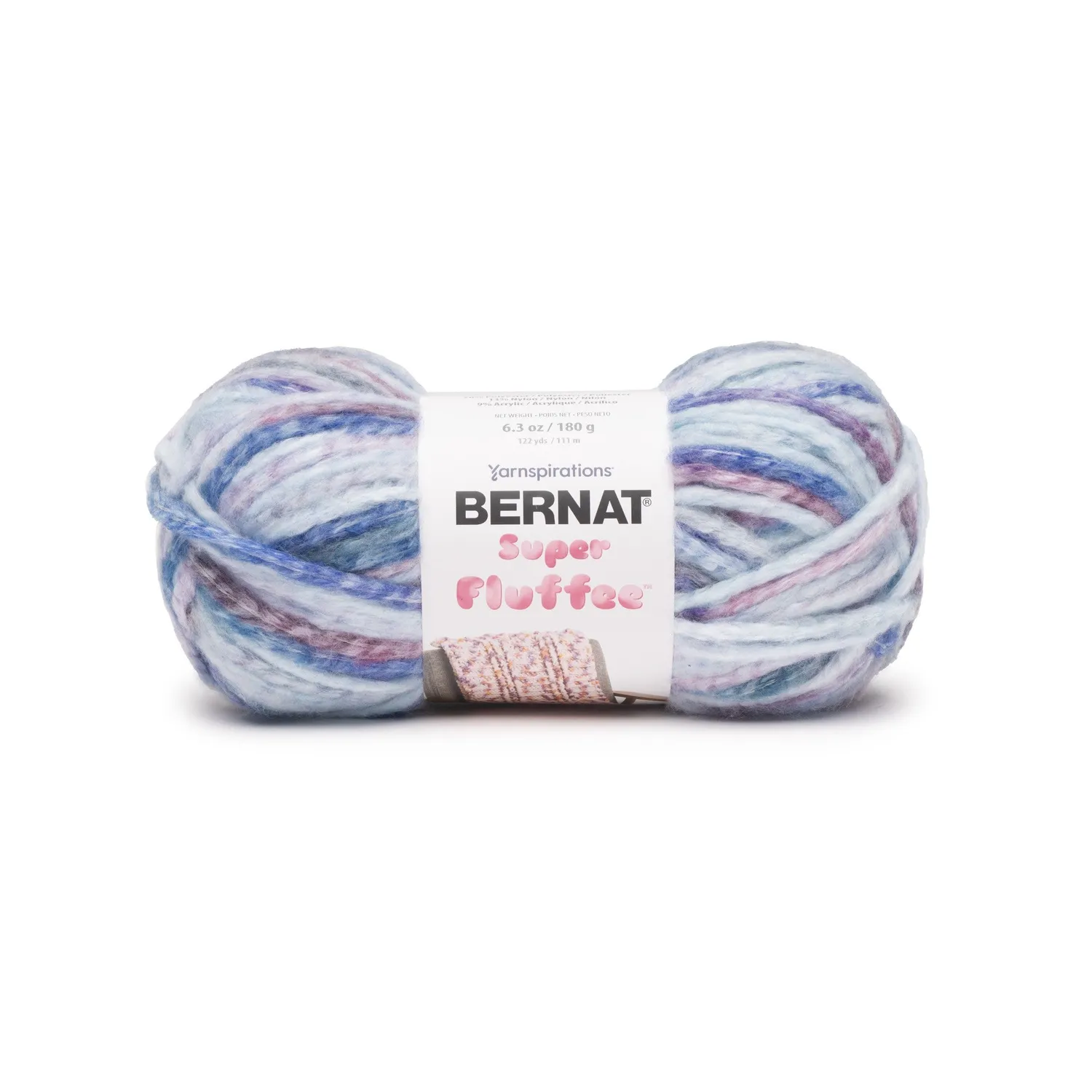 Bernat Super Fluffee Wolle Greenery 180g Flausch