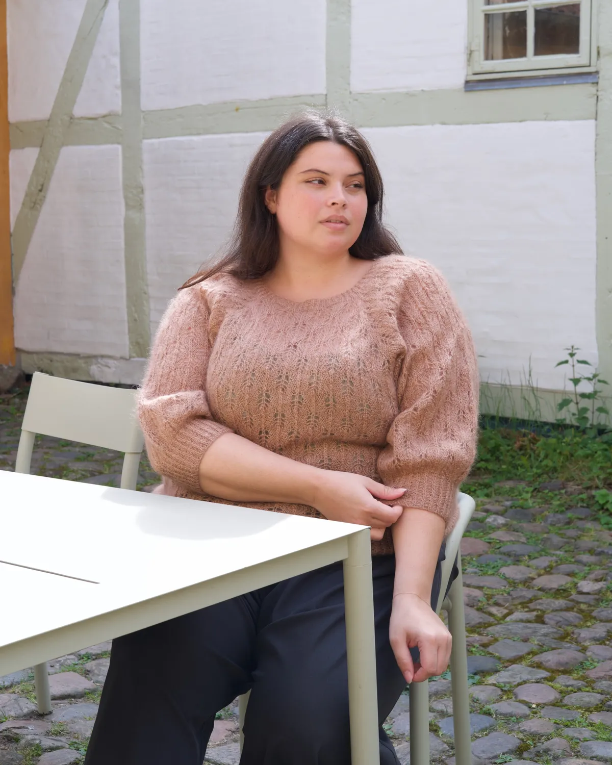 Knitting for Olive Isolde Blouse Strickanleitung deutsch Mohair