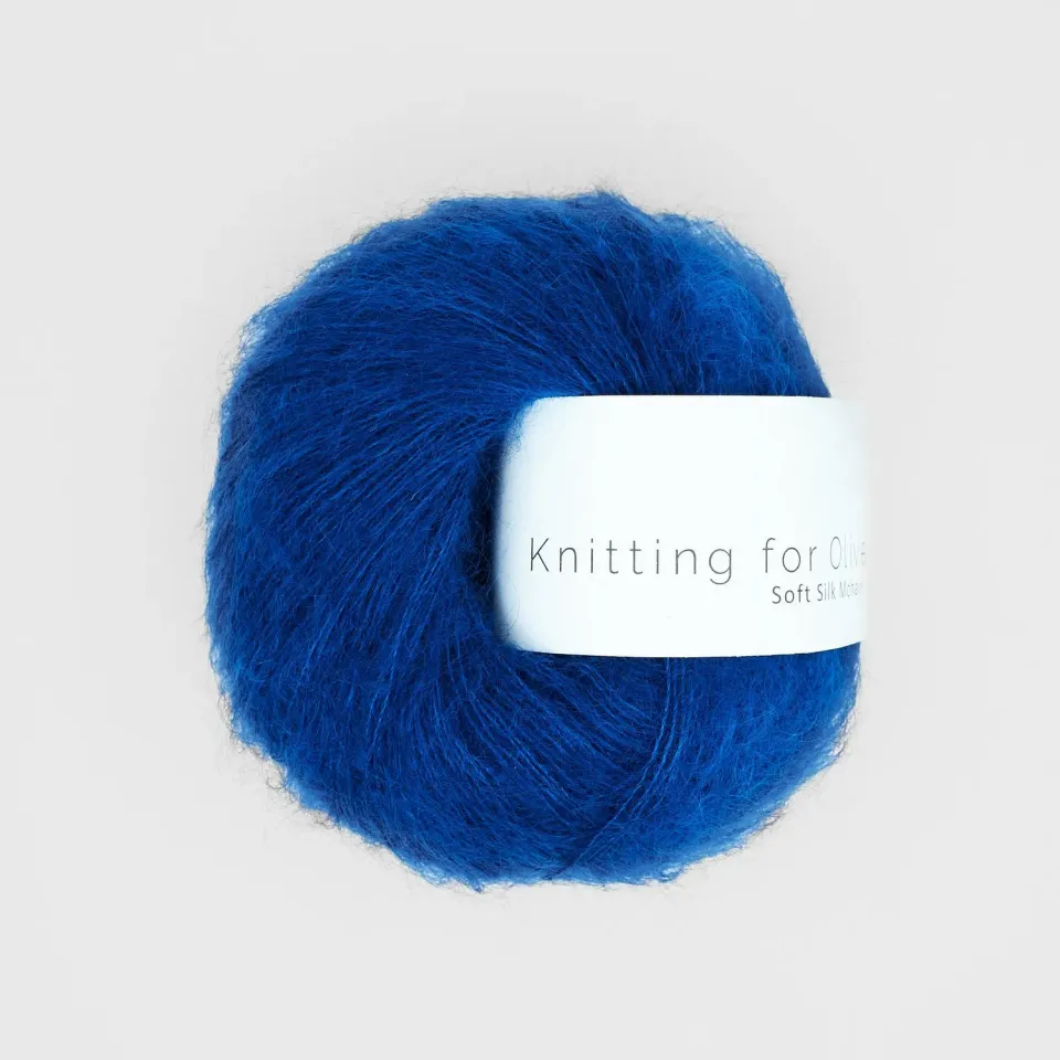 Knitting for Olive Soft Silk Mohair Garn Peacock 225m/25g