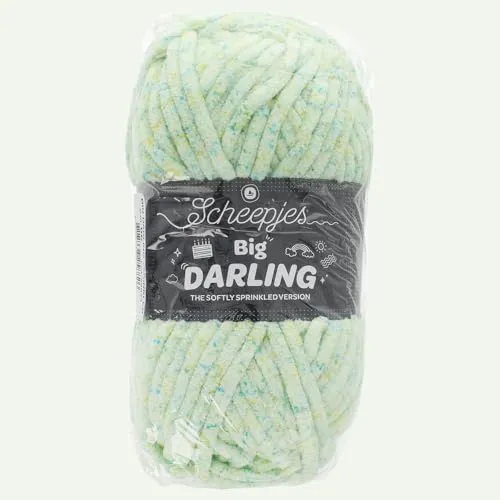 Scheepjes Big Darling Häkelgarn 06 Beach Day 150g blau-gelb