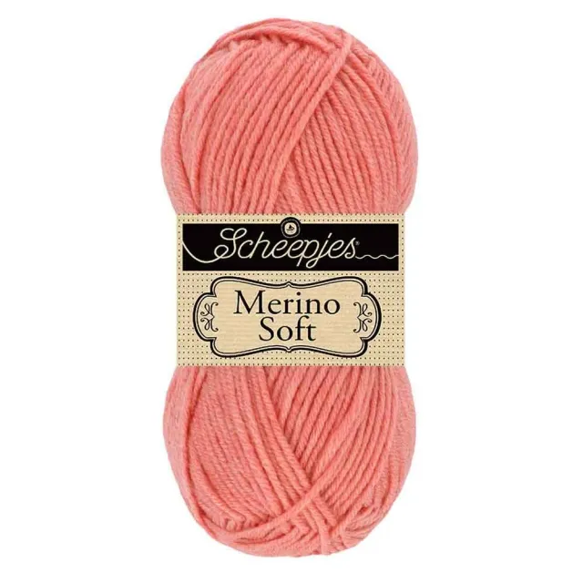 Scheepjes Merino Soft 633 Bennett Garn 1x50g rosa
