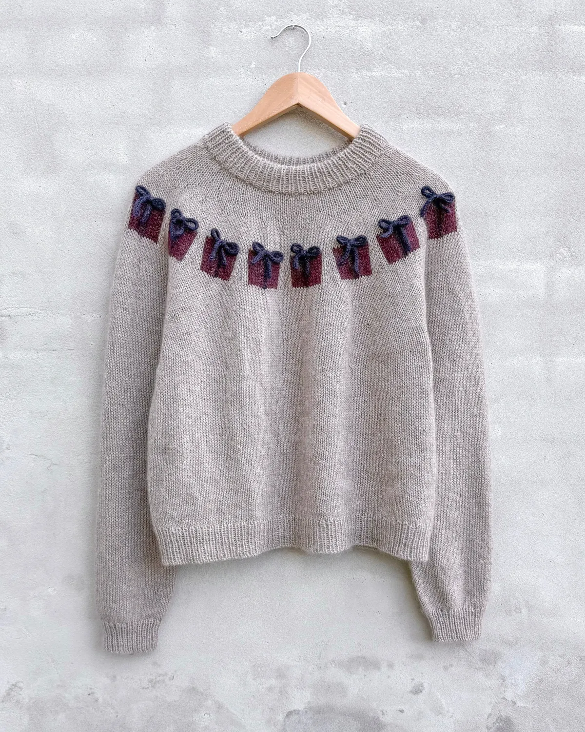 Knitting for Olive Christmas Morning Sweater Anleitung Deutsch