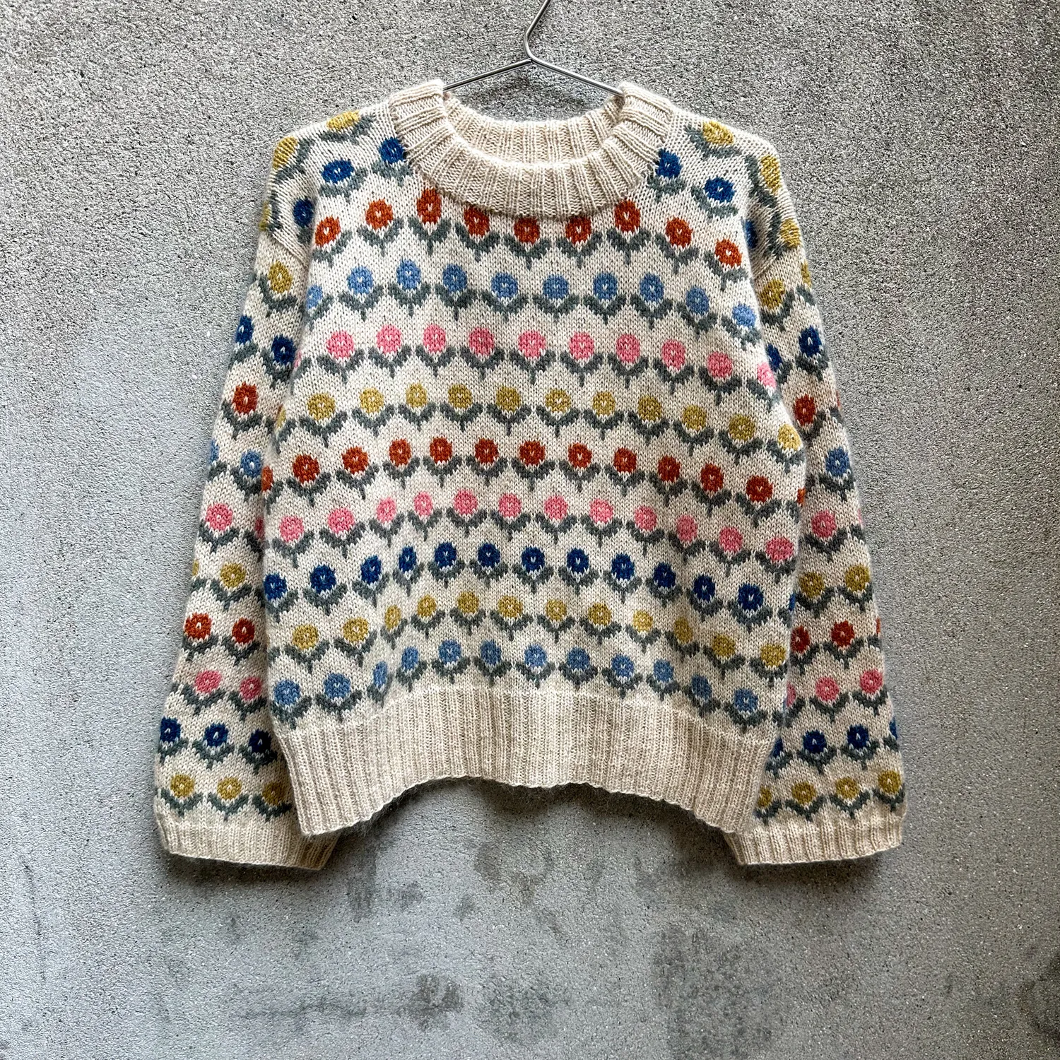 Knitting for Olive Anemone Sweater Strickanleitung Deutsch Fair Isle