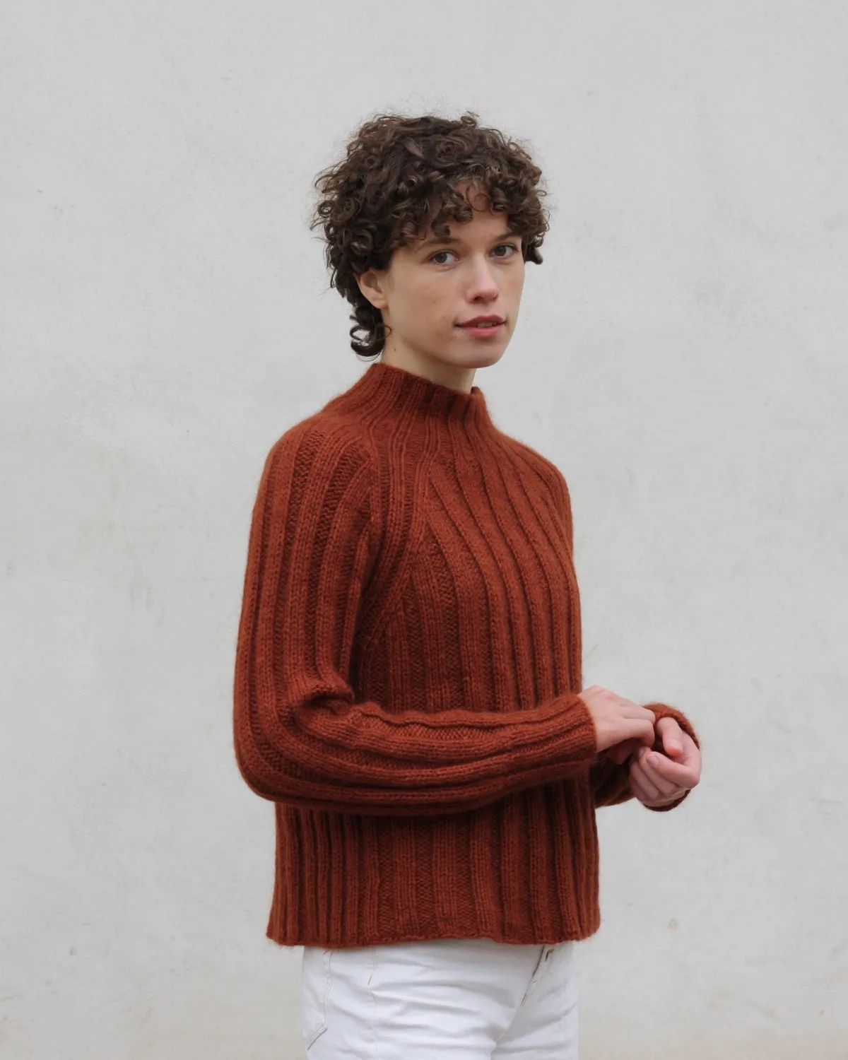 Knitting for Olive Chunky Rib Sweater Strickanleitung deutsch Oversize