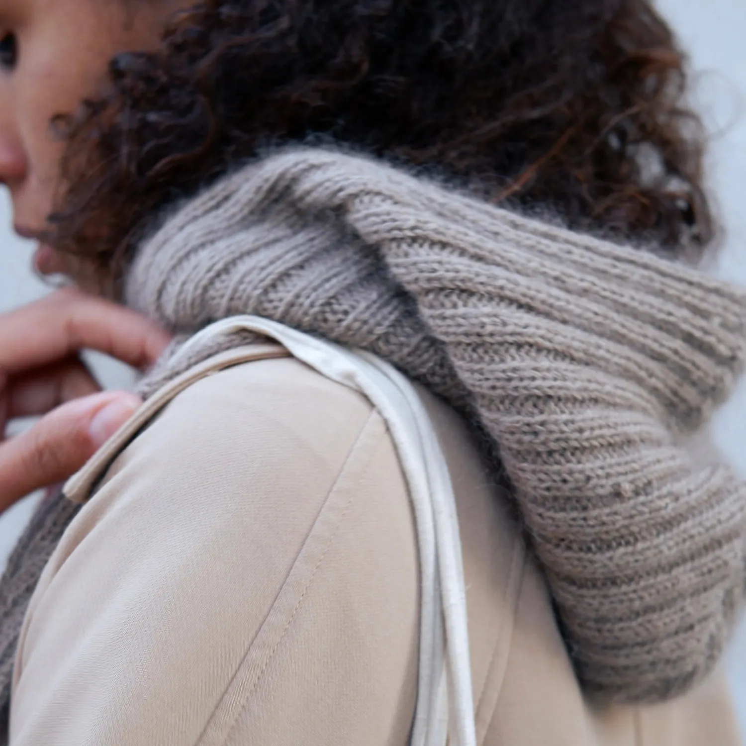 Knitting for Olive Alex Hood Strickanleitung Deutsch Kapuzenschal