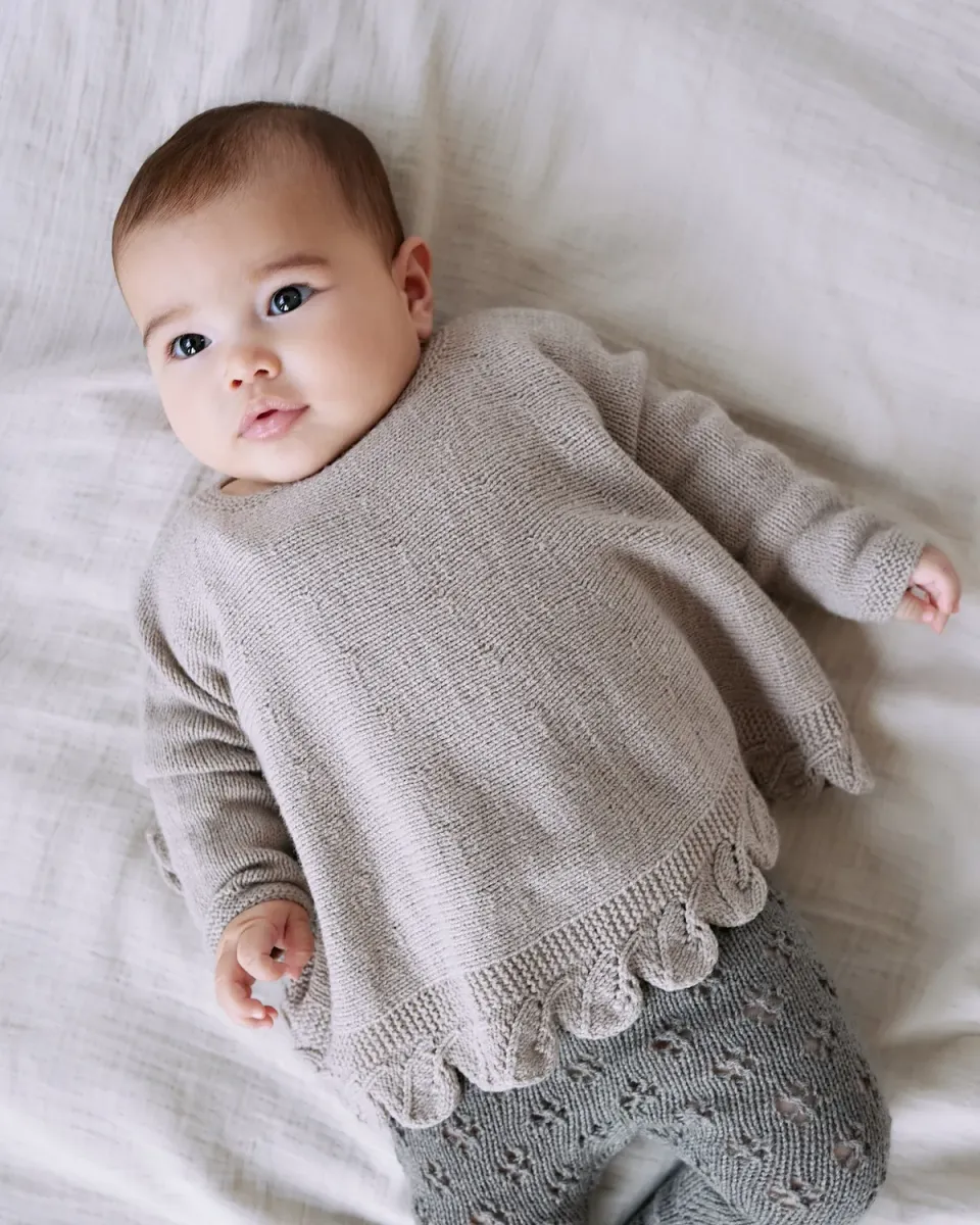 Knitting for Olive Leaf Tunic Anleitung 3 Mon-6 Jahre
