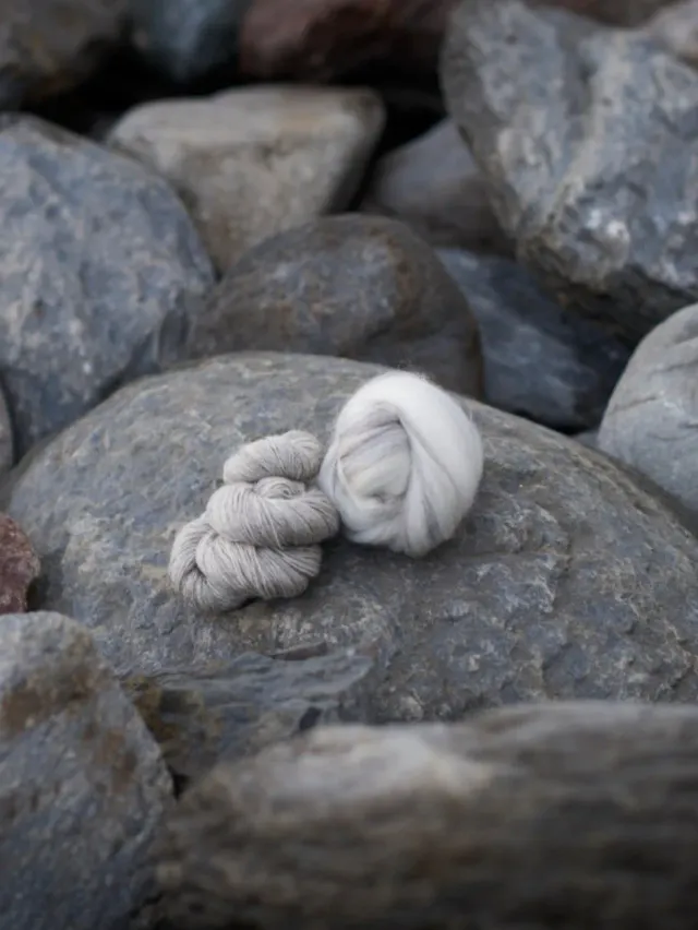John Arbon Exmoor Sock Spinnfaser Tops Mizzle superwash