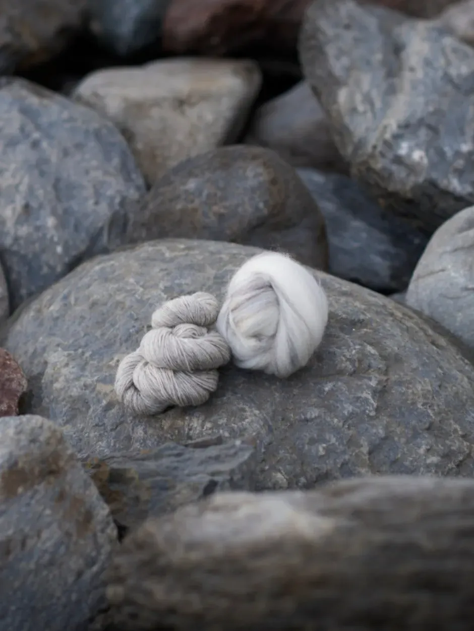 John Arbon Exmoor Sock Spinnfaser Tops Mizzle superwash
