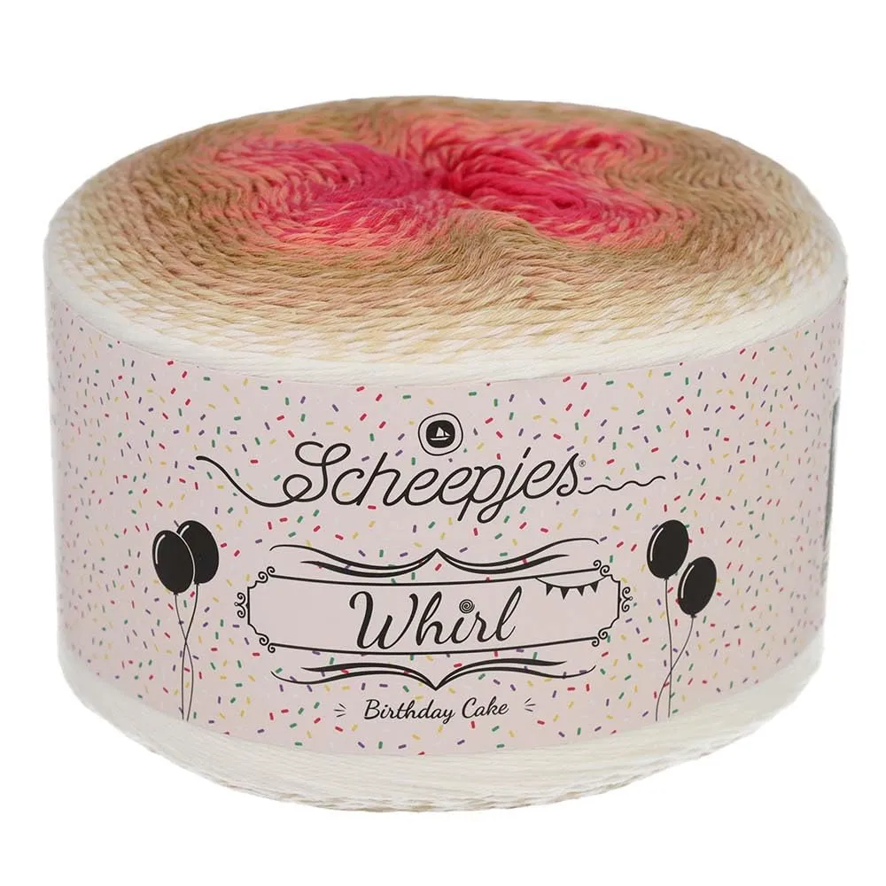 Scheepjes Whirl Birthday Cake 797 Bobbel Cutie Pie 1000m