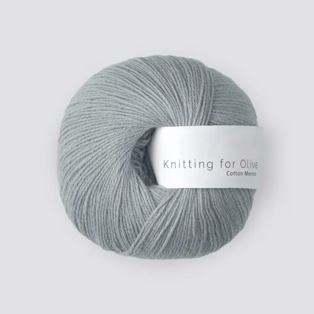 Knitting for Olive Cotton Merino Wolle Soft Blue hellblau