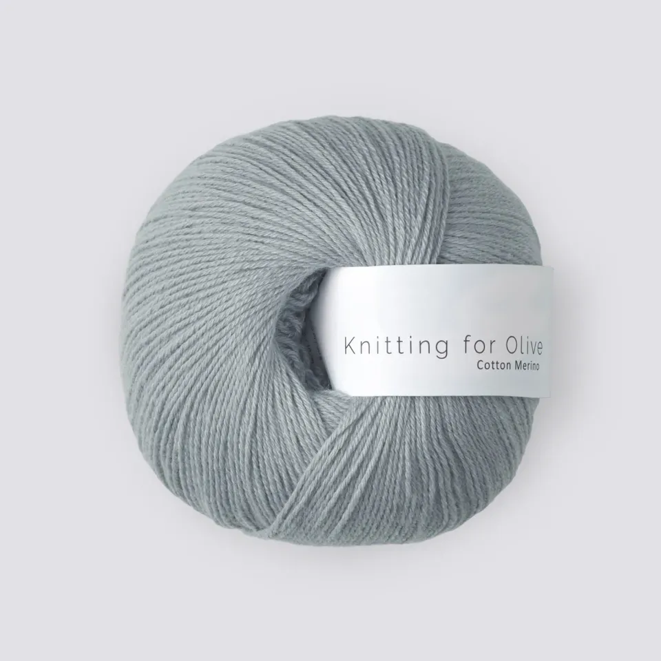 Knitting for Olive Cotton Merino Wolle Soft Blue hellblau