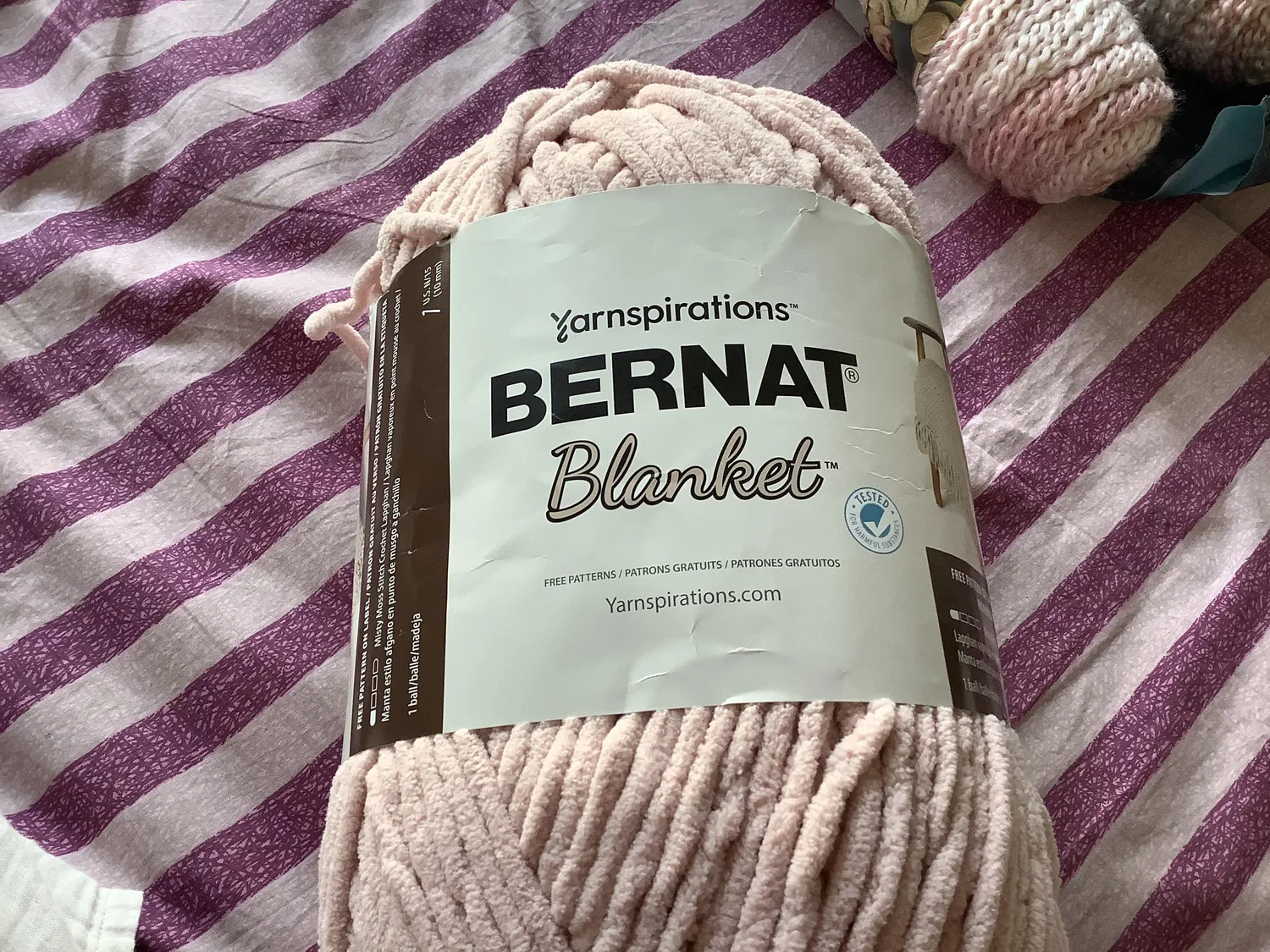 Bernat Blanket Wolle 150g Chenillegarn für Deko