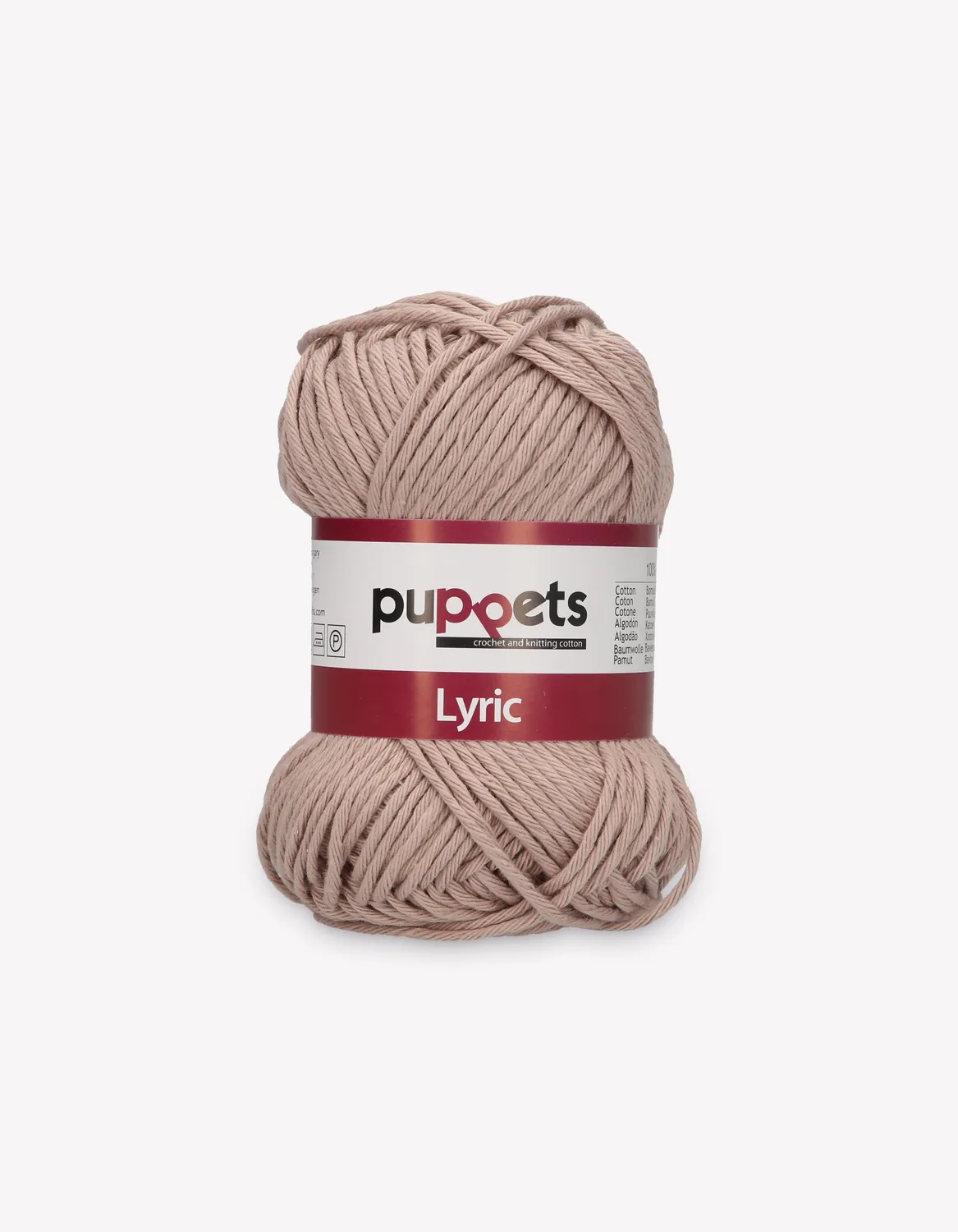 Anchor Puppets Lyric Häkelgarn Baumwolle 50g Stärke 8