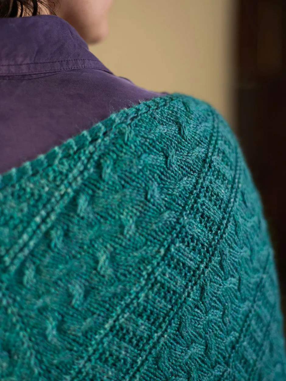 John Arbon Seafarer Dunas Shawl Strickkit Siren Tuch