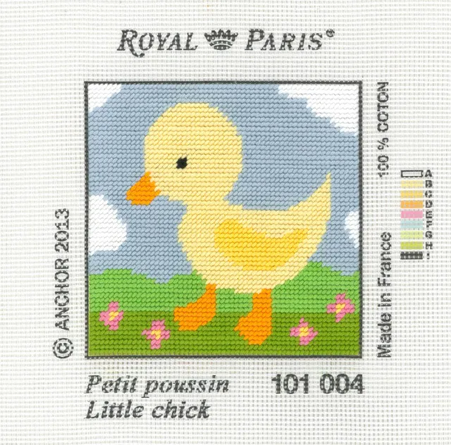 Anchor Royal Paris Little Chick Stickbild Küken 15x15
