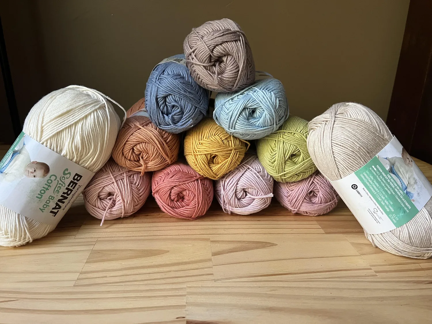 Bernat Softee Cotton Wollbox 12 Knäuel Wild Flower