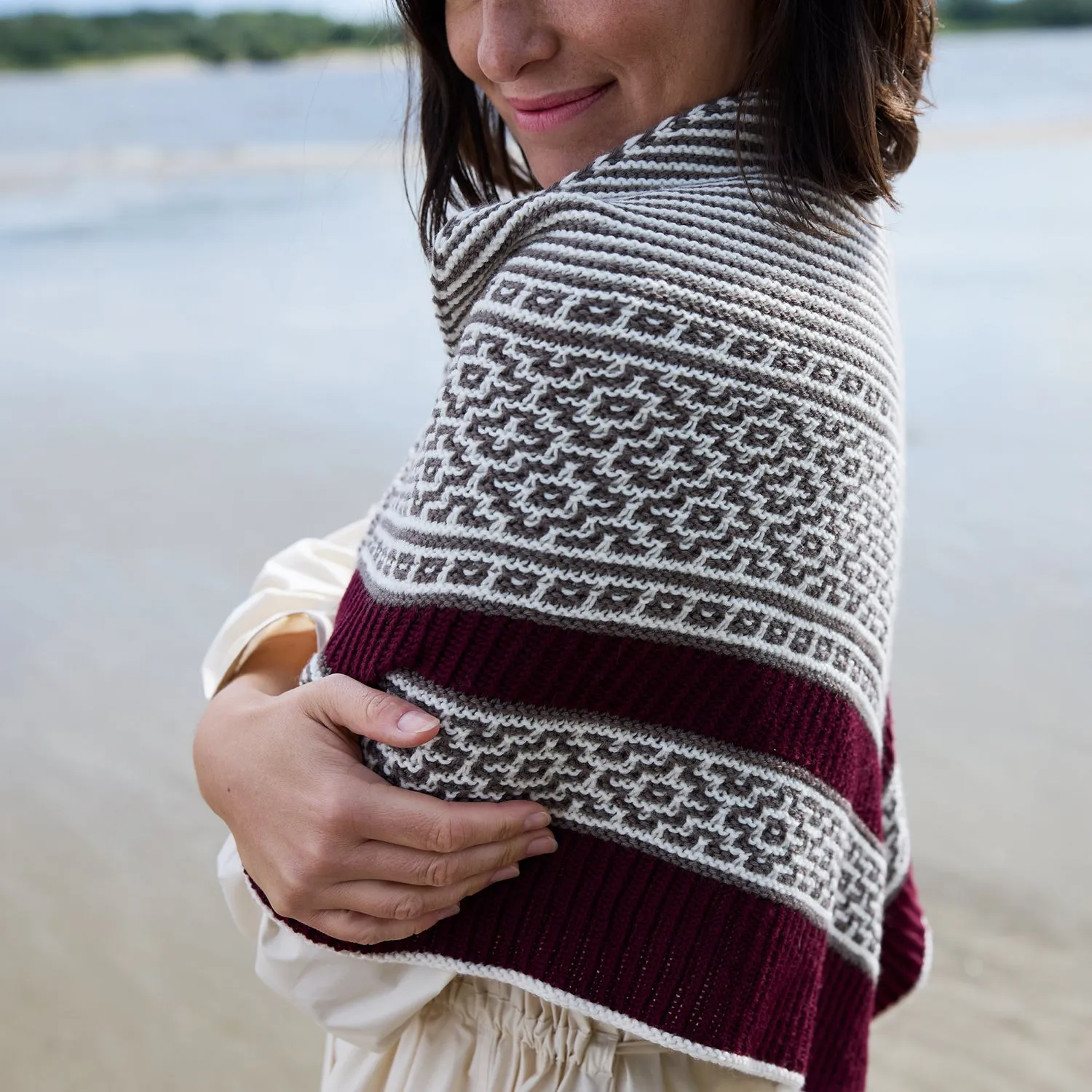 Rosy Green Wool True Love Tuch Strickanleitung Download Mosaik
