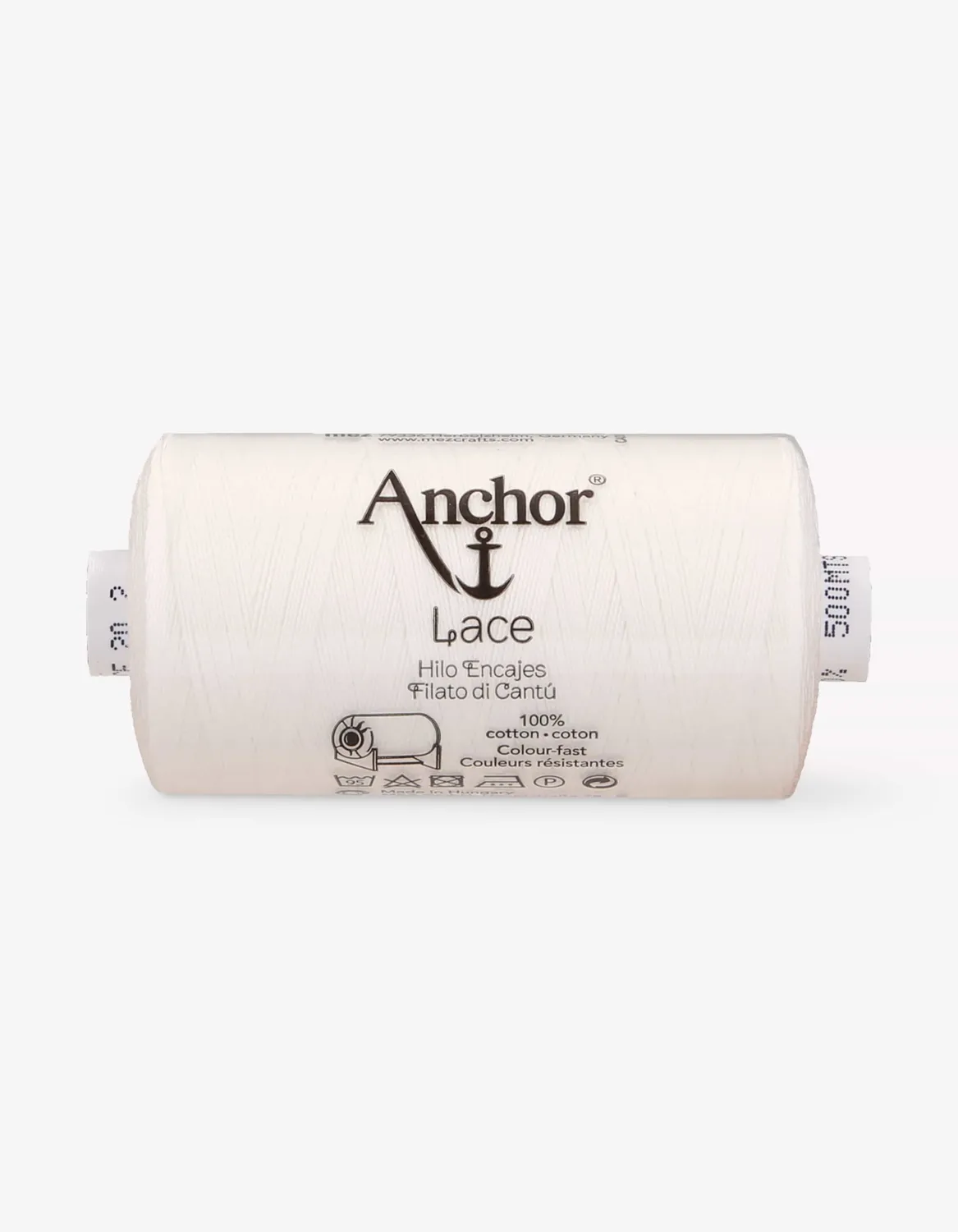 Anchor Lace Klöppelgarn Stärke 20 weiß 500m Baumwolle