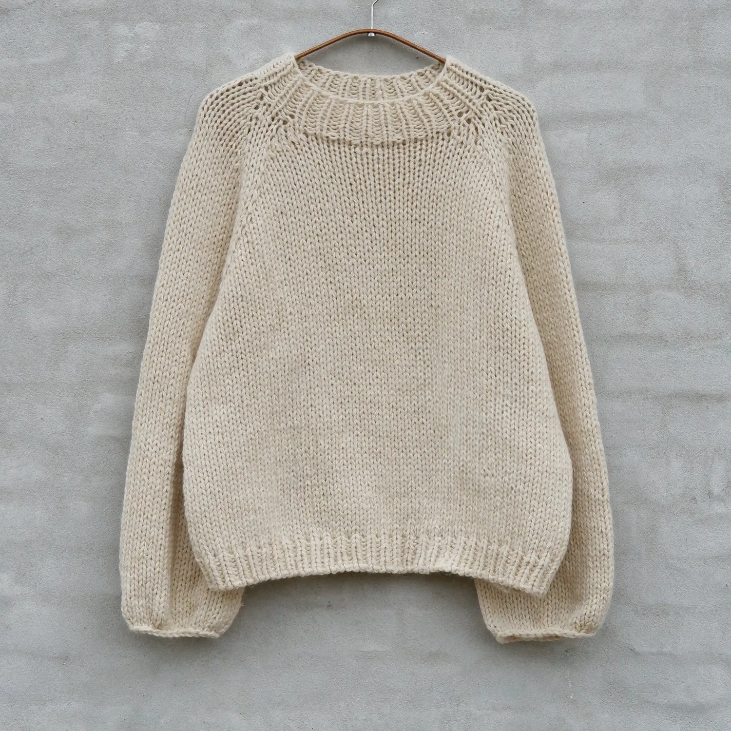 Knitting for Olive Bertha Sweater Strickanleitung deutsch grob