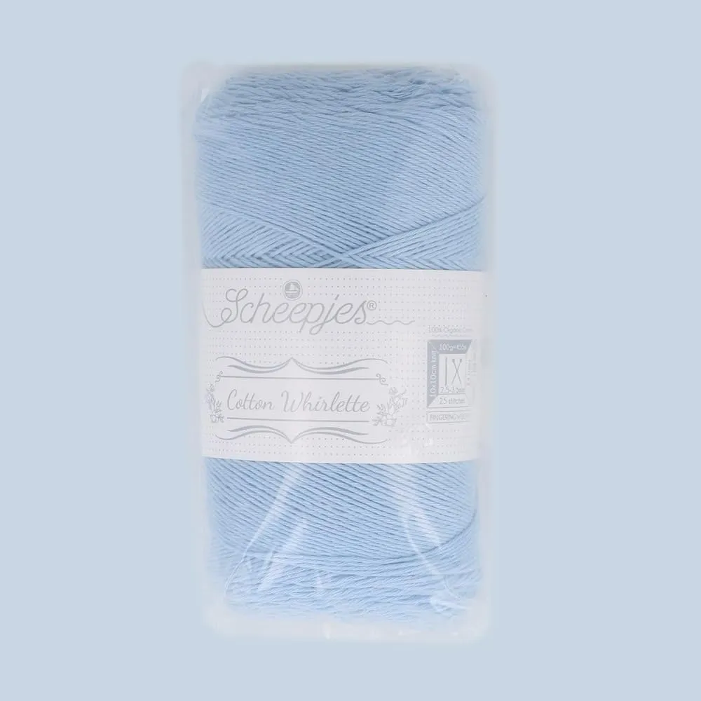 Scheepjes Cotton Whirlette 811 Bobbel Macaron Blau 100g