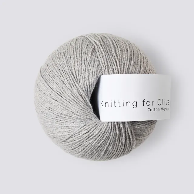 Knitting for Olive Cotton Merino Pearl Gray hellgrau
