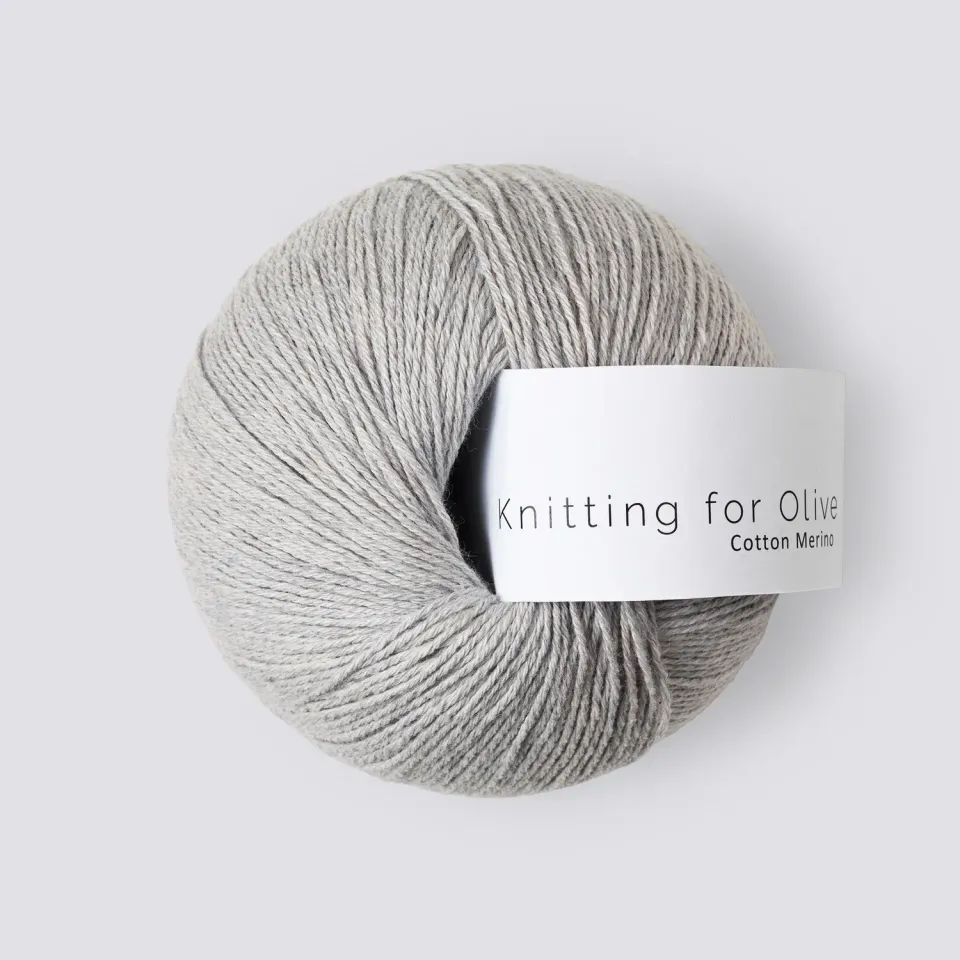 Knitting for Olive Cotton Merino Pearl Gray hellgrau