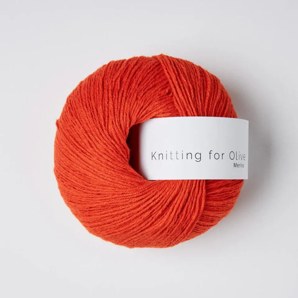 Knitting for Olive Merino Wolle Blood Orange 250m RWS