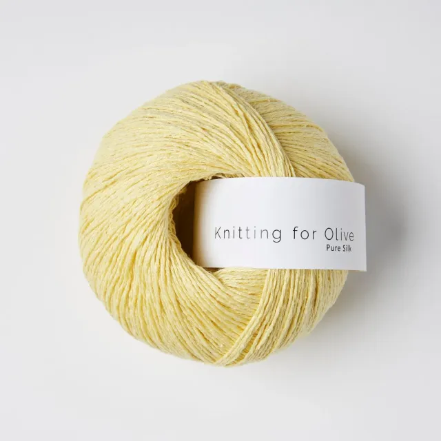 Knitting for Olive Pure Silk Wolle Lemon Curd 50g