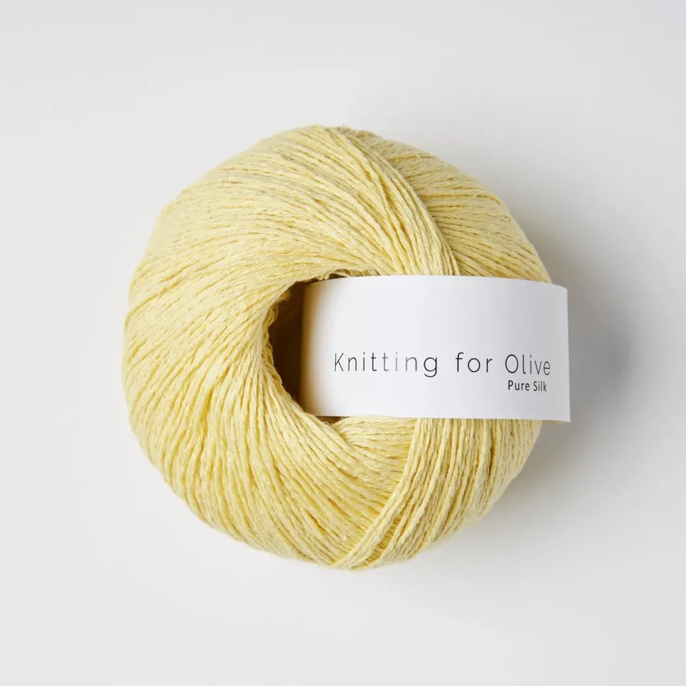 Knitting for Olive Pure Silk Wolle Lemon Curd 50g