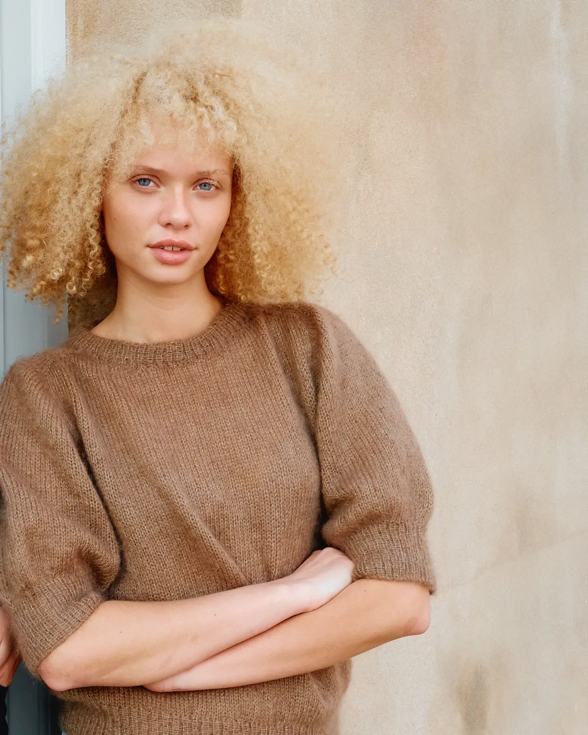 Knitting for Olive Puff Tee Strickanleitung deutsch Mohairshirt