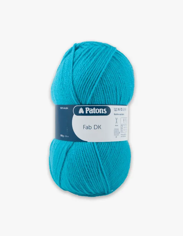 Patons Fab DK Wolle 100g 274m pflegeleicht