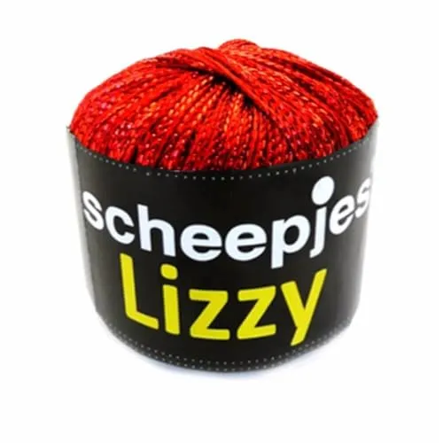 Scheepjes Lizzy 004 Rot Häkelgarn 25g Viskose