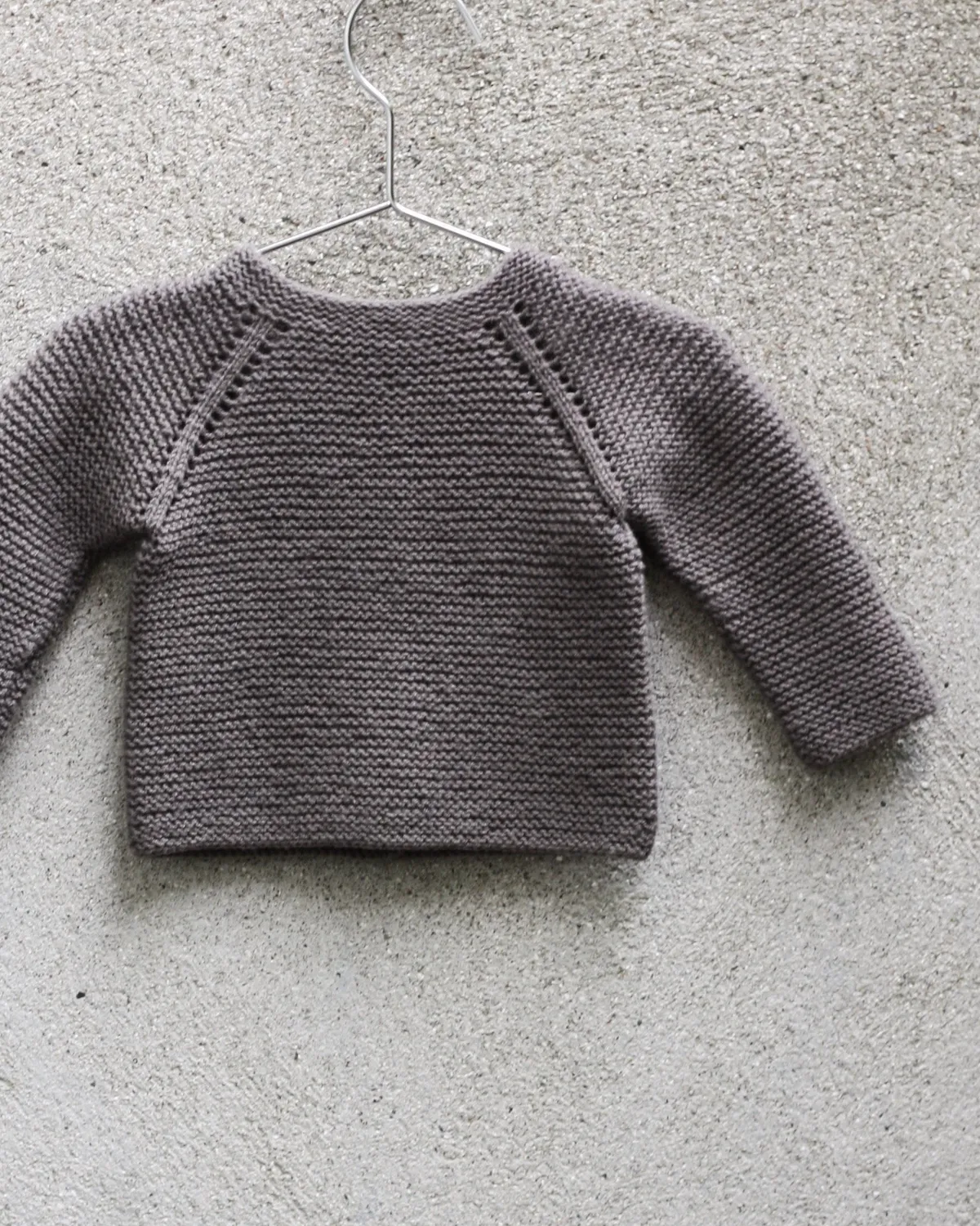 Knitting for Olive Garter Cardigan Baby Anleitung deutsch