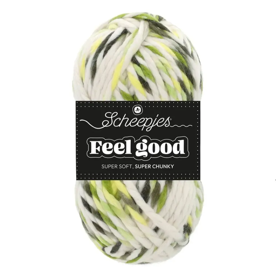 Scheepjes Feel Good 710 Thrive Wolle 150g Schwarz Grün Grau