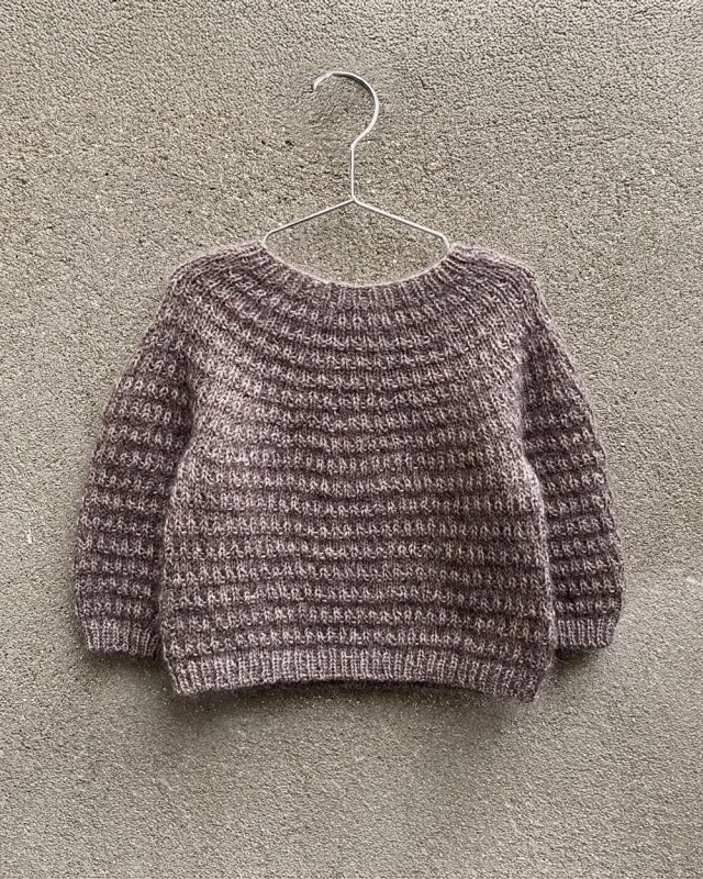 Knitting for Olive Elmer Sweater Pullover Anleitung Baby Kind