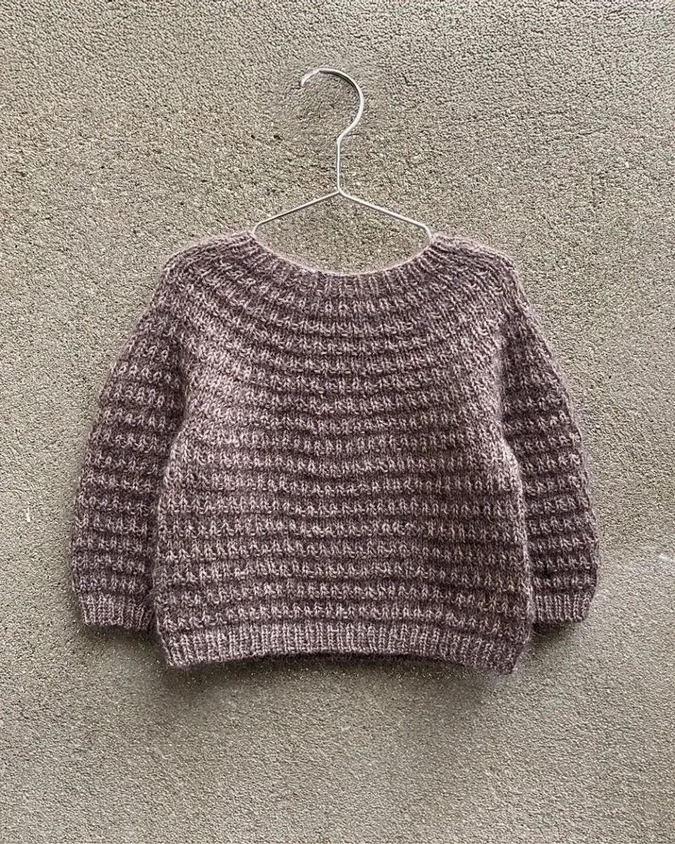 Knitting for Olive Elmer Sweater Pullover Anleitung Baby Kind