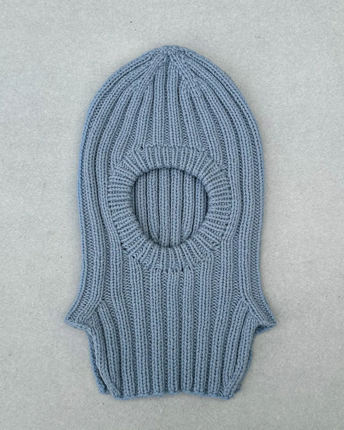 Knitting for Olive Ribbed Balaclava Anleitung Deutsch Sturmhaube