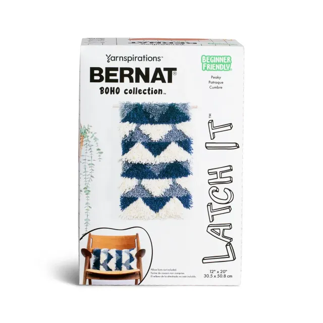 Bernat Latch It Kit Boho Knüpfset Teppichbild