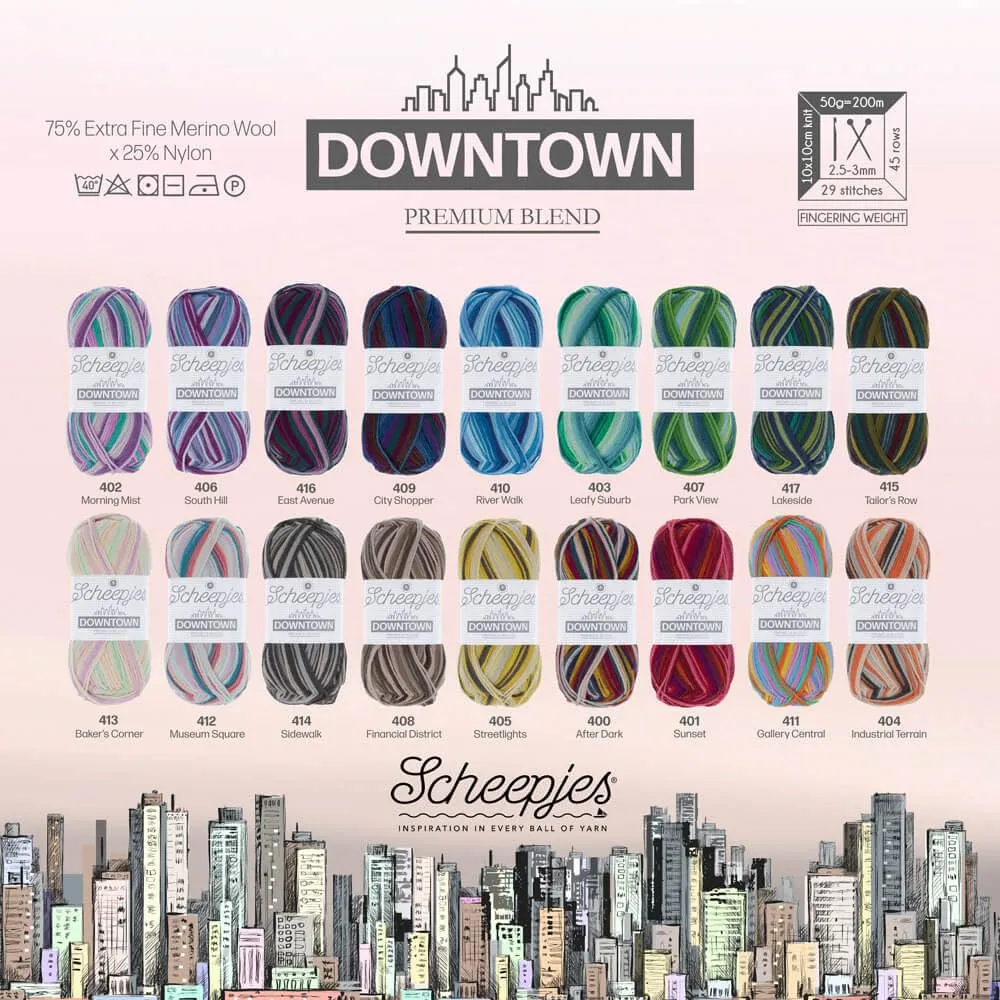 Scheepjes Downtown 415 Wollgarn 50g Tailor's Row Merino
