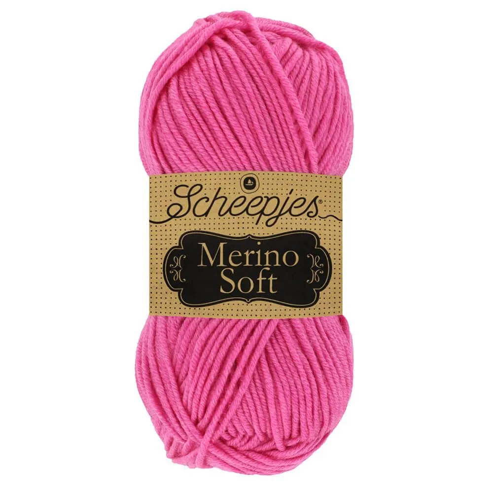 Scheepjes Merino Soft 613 Giotto Strickwolle 50g blau